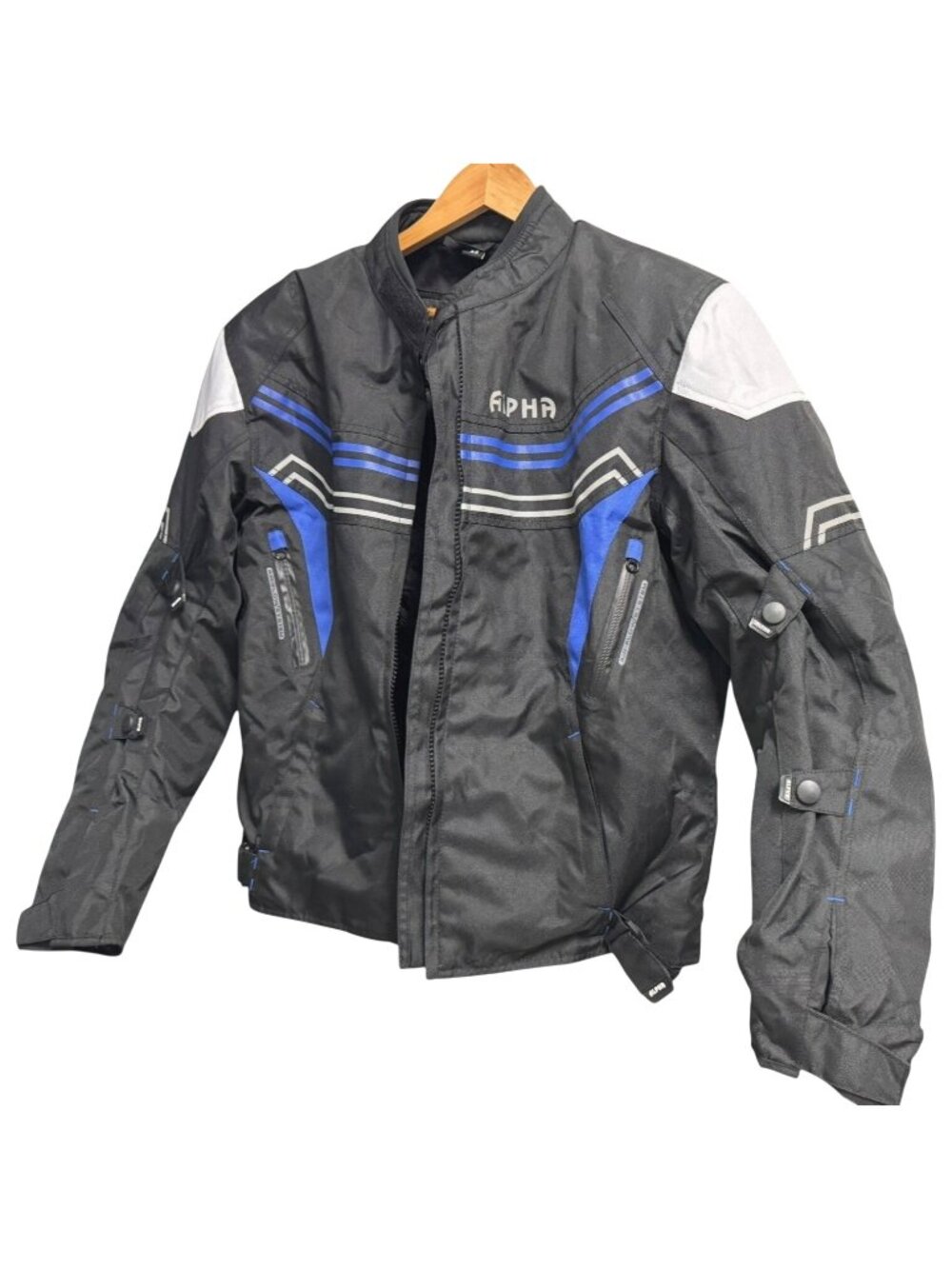 Alpha Cycle Gear Men's Medium Motorcycle Jacket With Removable Winter Liner NWOT
